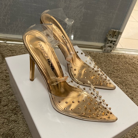 Rose gold heels - Picture 2 of 3